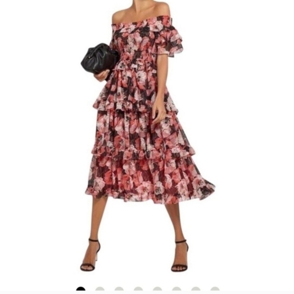 MISA LOS ANGELES TALLULAH MIDI DRESS XS